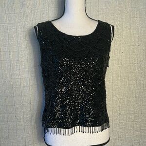Vintage beaded top